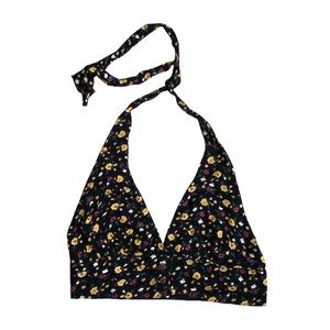Urban Outfitters floral Juney Halter Crop Top